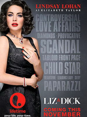 Lindsay Lohan o readuce la viaţă pe Elizabeth Taylor în primul poster al lui Liz and Dick
