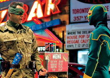 Jim Carrey și Aaron Johnson, în prima imagine oficială din Kick-Ass 2