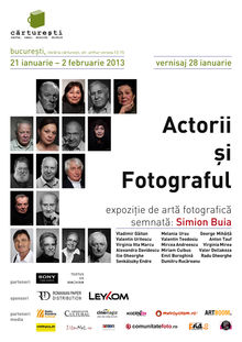 Expoziţie „Actorii şi Fotograful”, la Cărtureşti