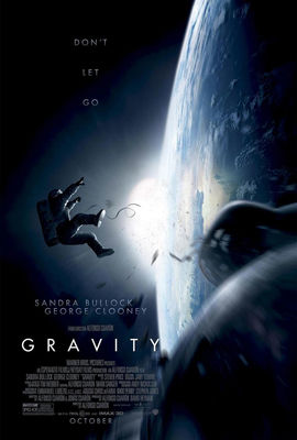 Posterul lui Gravity, SF-ul cu George Clooney şi Sandra Bullock