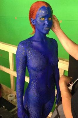 Jennifer Lawrence, în prima imagine drept Mystique în X-Men: Days of Future Past