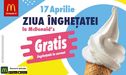 Articol ℗ Ziua Înghețatei este sărbătorită doar la McDonald’s pe 17 aprilie