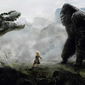 6. King Kong – Uriaşul îşi apără preţioasa captură de agresivii T-Rex
