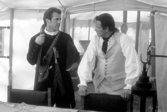 Mel Gibson, Chris Cooper în The Patriot