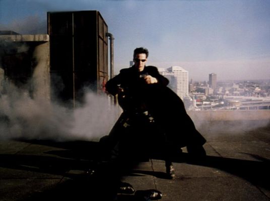 Keanu Reeves în The Matrix