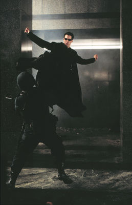 Keanu Reeves în The Matrix