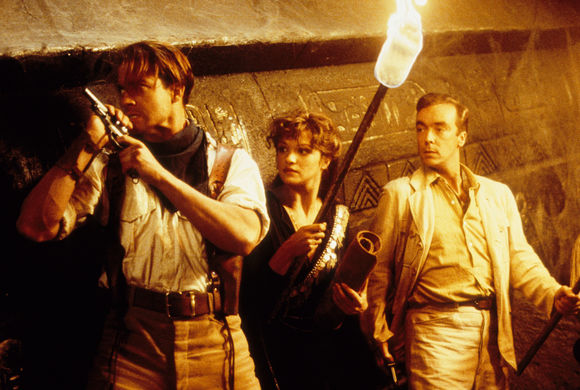 Brendan Fraser, Rachel Weisz, John Hannah în The Mummy