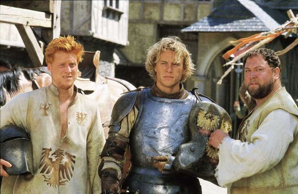Alan Tudyk, Heath Ledger, Mark Addy în A Knight's Tale
