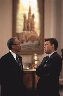 Morgan Freeman, Ben Affleck în The Sum of All Fears