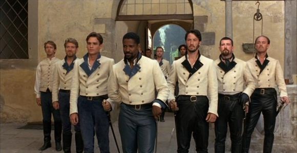 Robert Sean Leonard, Denzel Washington, Keanu Reeves în Much Ado About Nothing