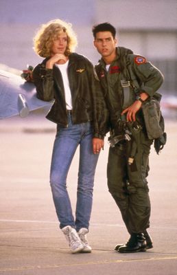 Tom Cruise, Kelly McGillis în Top Gun