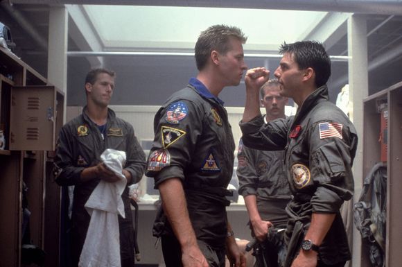 Val Kilmer, Tom Cruise în Top Gun