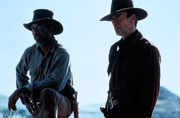 Morgan Freeman, Clint Eastwood în Unforgiven