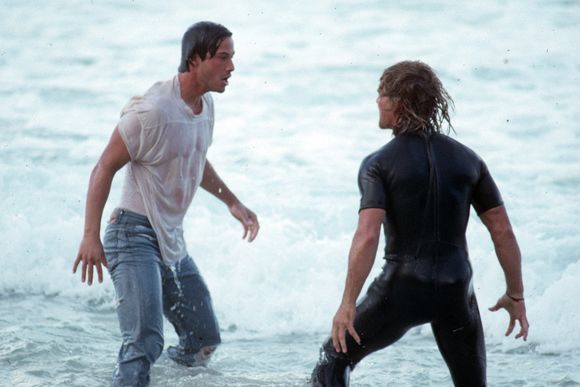 Keanu Reeves, Patrick Swayze în Point Break