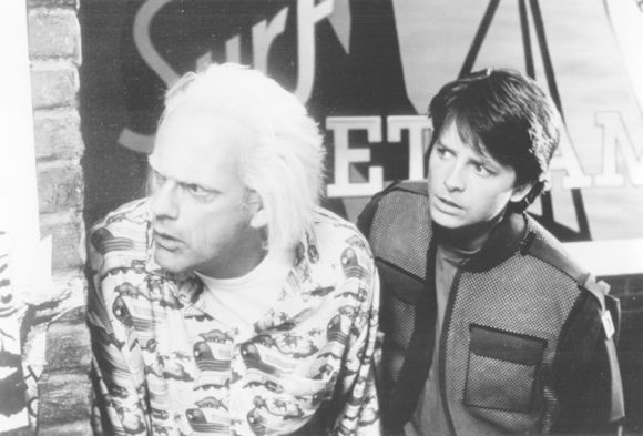 Michael J. Fox, Christopher Lloyd în Back to the Future Part II