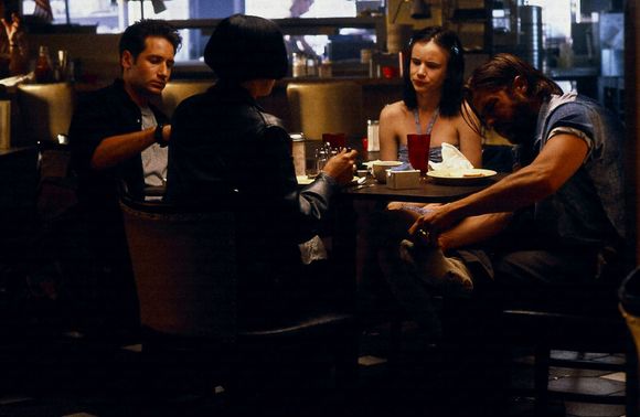 David Duchovny, Juliette Lewis, Brad Pitt în Kalifornia