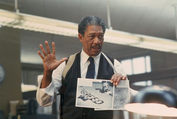 Morgan Freeman în Se7en
