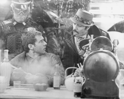 Harrison Ford, Edward James Olmos în Blade Runner