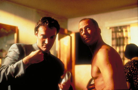 Quentin Tarantino, Bruce Willis în Pulp Fiction