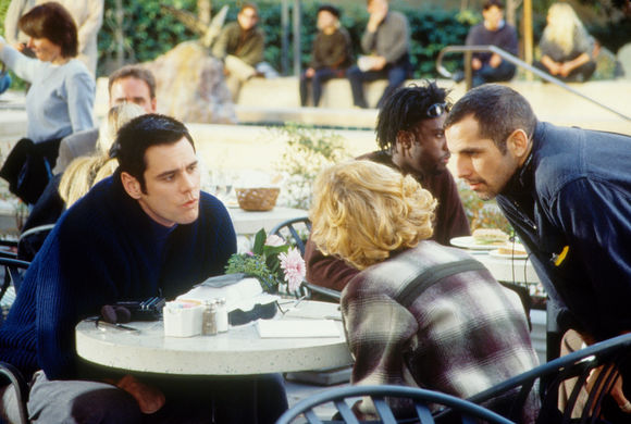 Ben Stiller, Jim Carrey, Leslie Mann în The Cable Guy