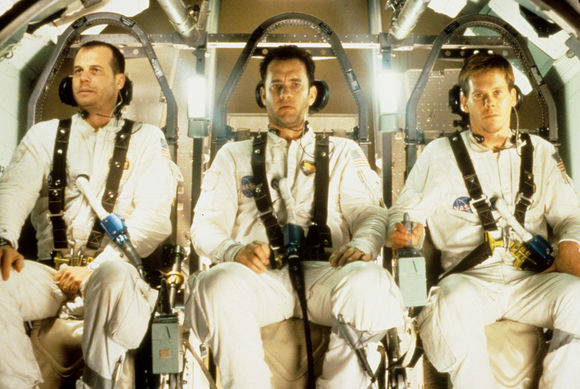 Bill Paxton, Tom Hanks, Kevin Bacon în Apollo 13