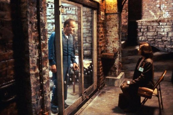 Anthony Hopkins, Jodie Foster în The Silence of the Lambs