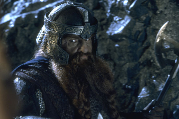 John Rhys-Davies în The Lord of the Rings: The Fellowship of the Ring