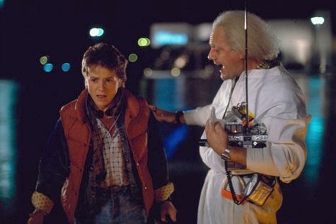 Michael J. Fox, Christopher Lloyd în Back to the Future