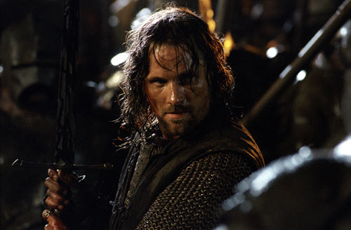 Viggo Mortensen în The Lord of the Rings: The Two Towers