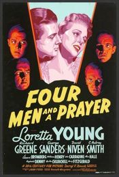 Poster Four Men and a Prayer
