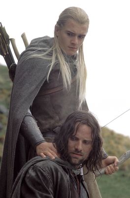 Viggo Mortensen, Orlando Bloom în The Lord of the Rings: The Return of the King