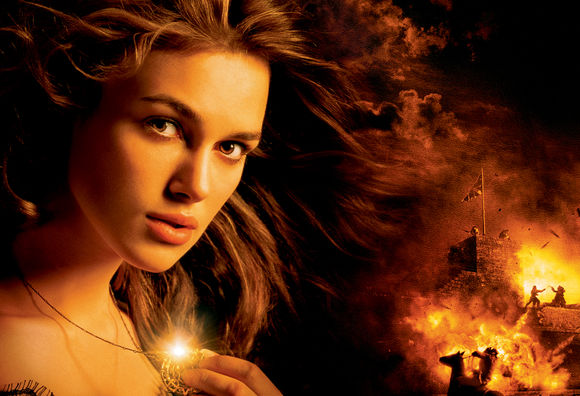 Keira Knightley în Pirates of the Caribbean: The Curse of the Black Pearl