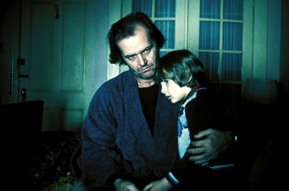 Jack Nicholson, Danny Lloyd în The Shining