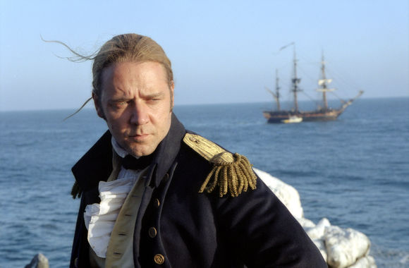 Russell Crowe în Master and Commander: The Far Side of the World