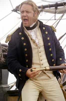 Russell Crowe în Master and Commander: The Far Side of the World