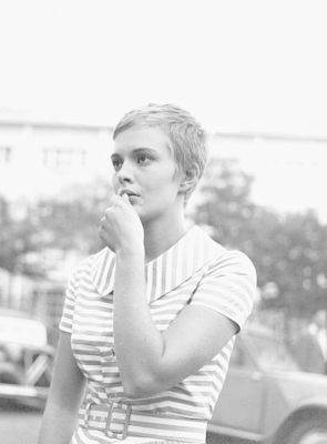 Jean Seberg în À bout de souffle