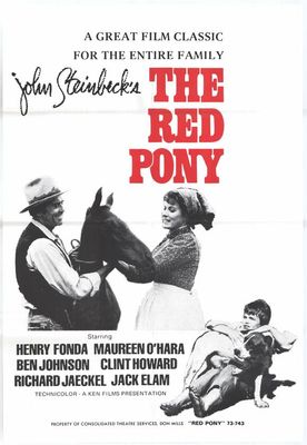 The red Pony poster