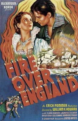 Fire Over England poster