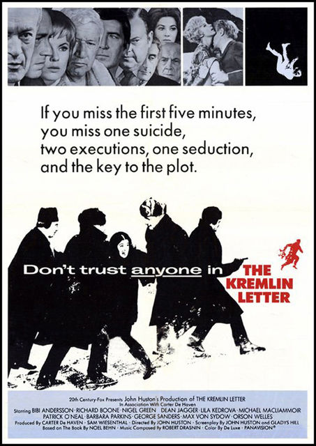 The Kremlin Letter Scrisoare De La Kremlin 1970 Film
