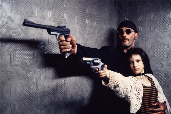 Jean Reno, Natalie Portman în Léon