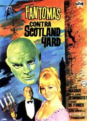 Poster Fantomas contre Scotland Yard