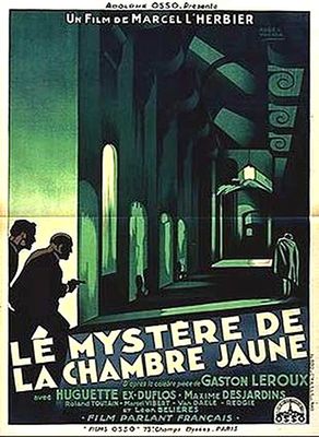 Le Mystere de la chambre jaune poster