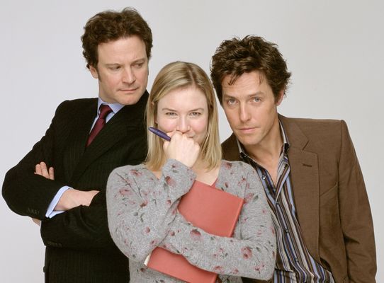 Colin Firth, Renée Zellweger, Hugh Grant în Bridget Jones: The Edge of Reason
