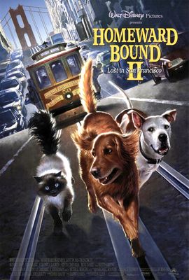 Homeward Bound II: Lost in San Francisco poster