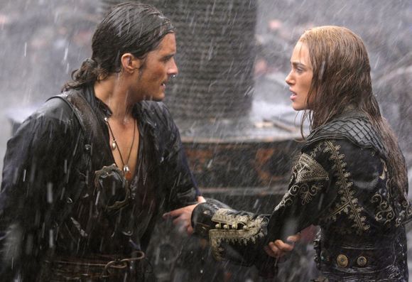 Orlando Bloom, Keira Knightley în Pirates of the Caribbean: At World's End