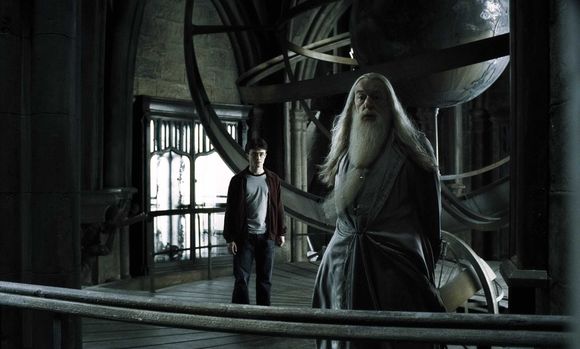 Daniel Radcliffe, Michael Gambon în Harry Potter and the Half-Blood Prince