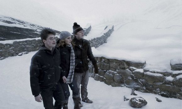 Daniel Radcliffe, Rupert Grint, Emma Watson în Harry Potter and the Half-Blood Prince