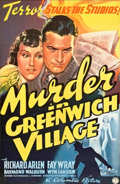 Poster Murder in Greenwich Village