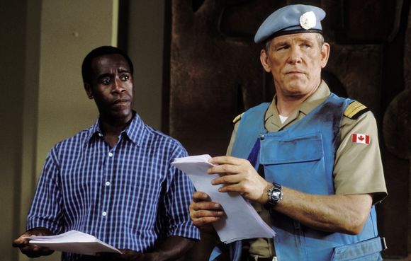 Don Cheadle, Nick Nolte în Hotel Rwanda