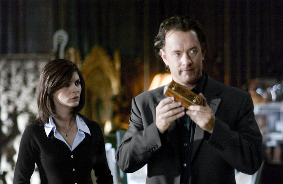 Tom Hanks, Audrey Tautou în The Da Vinci Code